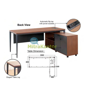 Meja Kantor Direktur Donati Ferrand DR - Elegan & Minimalis