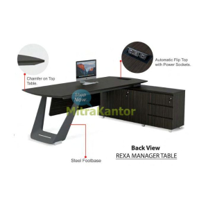 Meja Kantor Manager Donati Rexa MG - Elegan & Minimalis