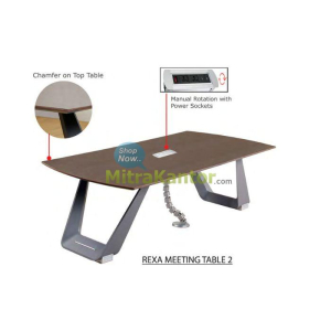 Meja Kantor Meeting Donati Rexa MT 2 – Luas, Elegan & Modern