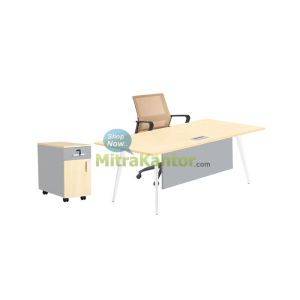 Meja Kantor Staff Ichiko Onyx 160 With Mobile Pedestal