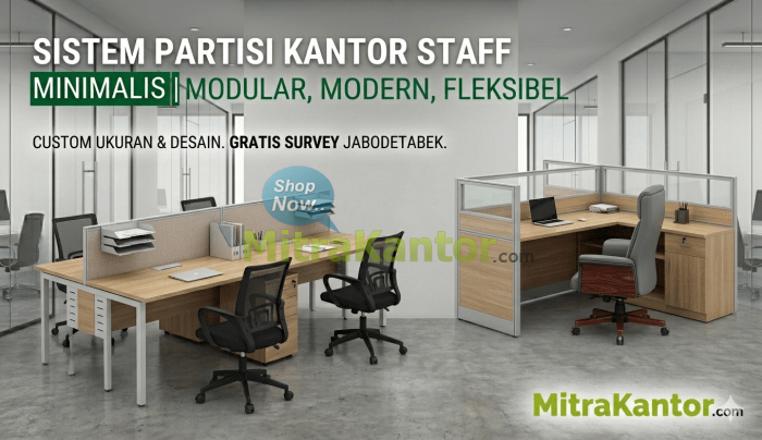 Jual Partisi Kantor Minimalis Moderen Murah di Jakarta